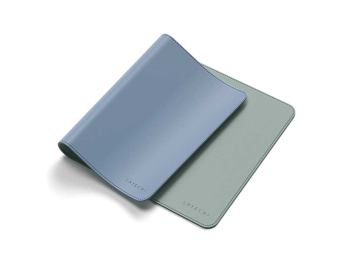 Коврик для мыши Satechi Dual Side ECO-Leather Deskmate 585*310 мм Синий/Зеленый ST-LDMBL