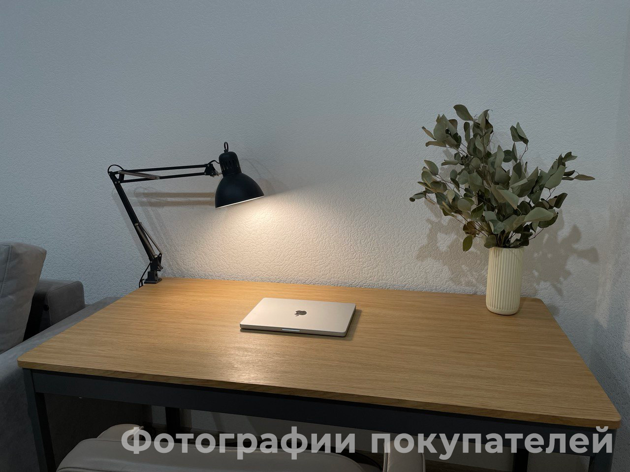 "Икеа Идосен" - письменный стол, дуб