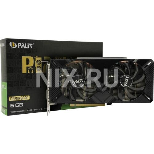 Видеокарта Palit GeForce GTX 1660 SUPER GP 6GB (NE6166S018J9-1160A)