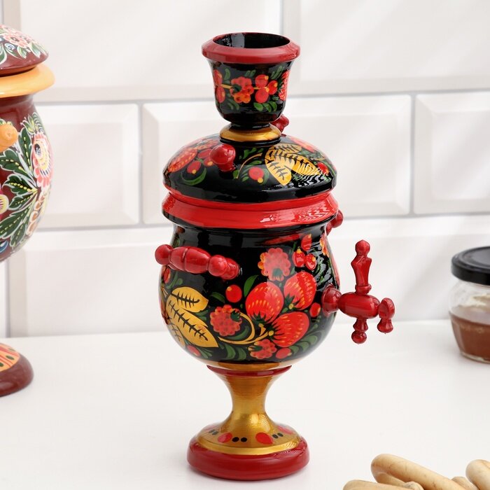 фото Сувенир «Самовар», хохлома