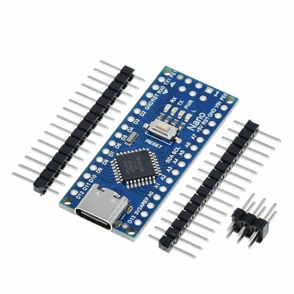 Контроллер NANO совместимый с Arduino Nano CH340 не распаяный Type-C