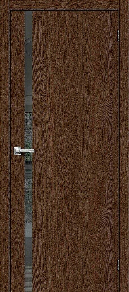 Дверь Браво-1.55 Brown Dreamline Mirox Grey elPORTA Браво Bravo 200*80 + коробка и наличники