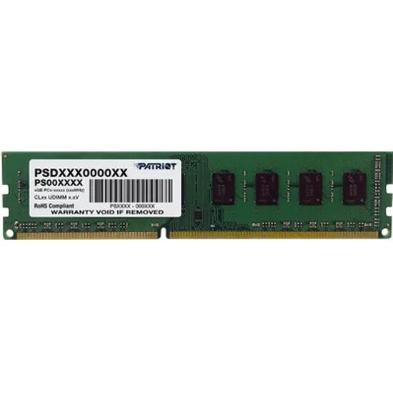 Оперативная память Patriot Memory DDR3 8Gb 1600Mhz pc-12800 Signature CL11 1.5V (PSD38G16002B)