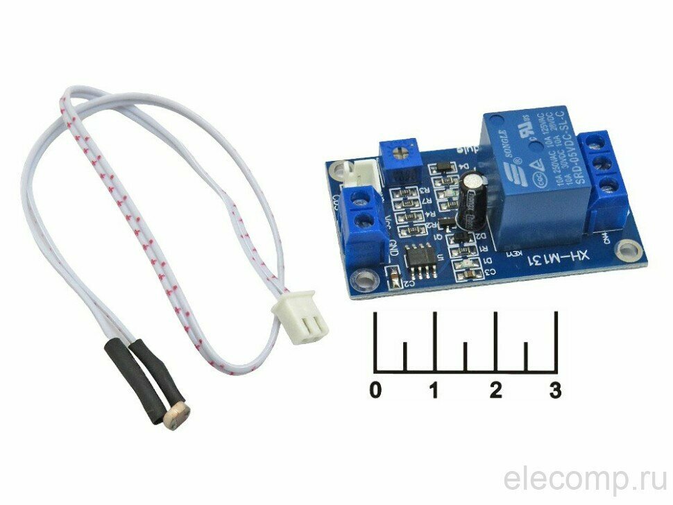 Радиоконструктор фотореле =5V 10A/250V XH-M131