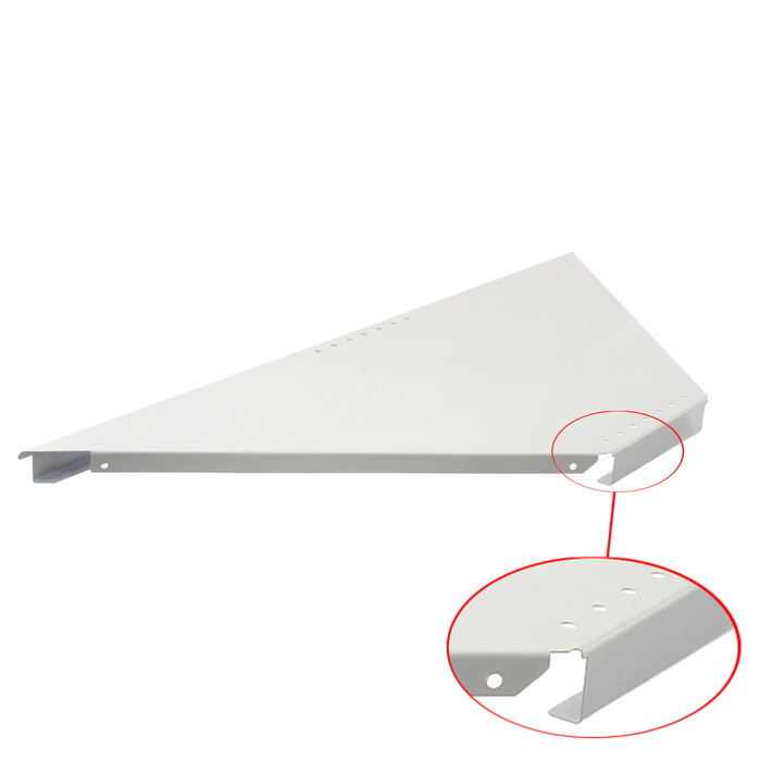 фото Полка для углового стеллажа 30×90×3,2 см