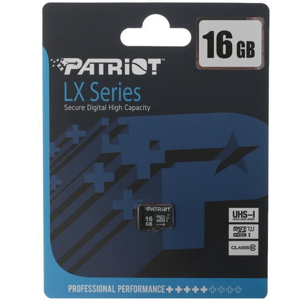 Карта памяти Patriot LX microSDHC 16 ГБ [PSF16GMDC10]