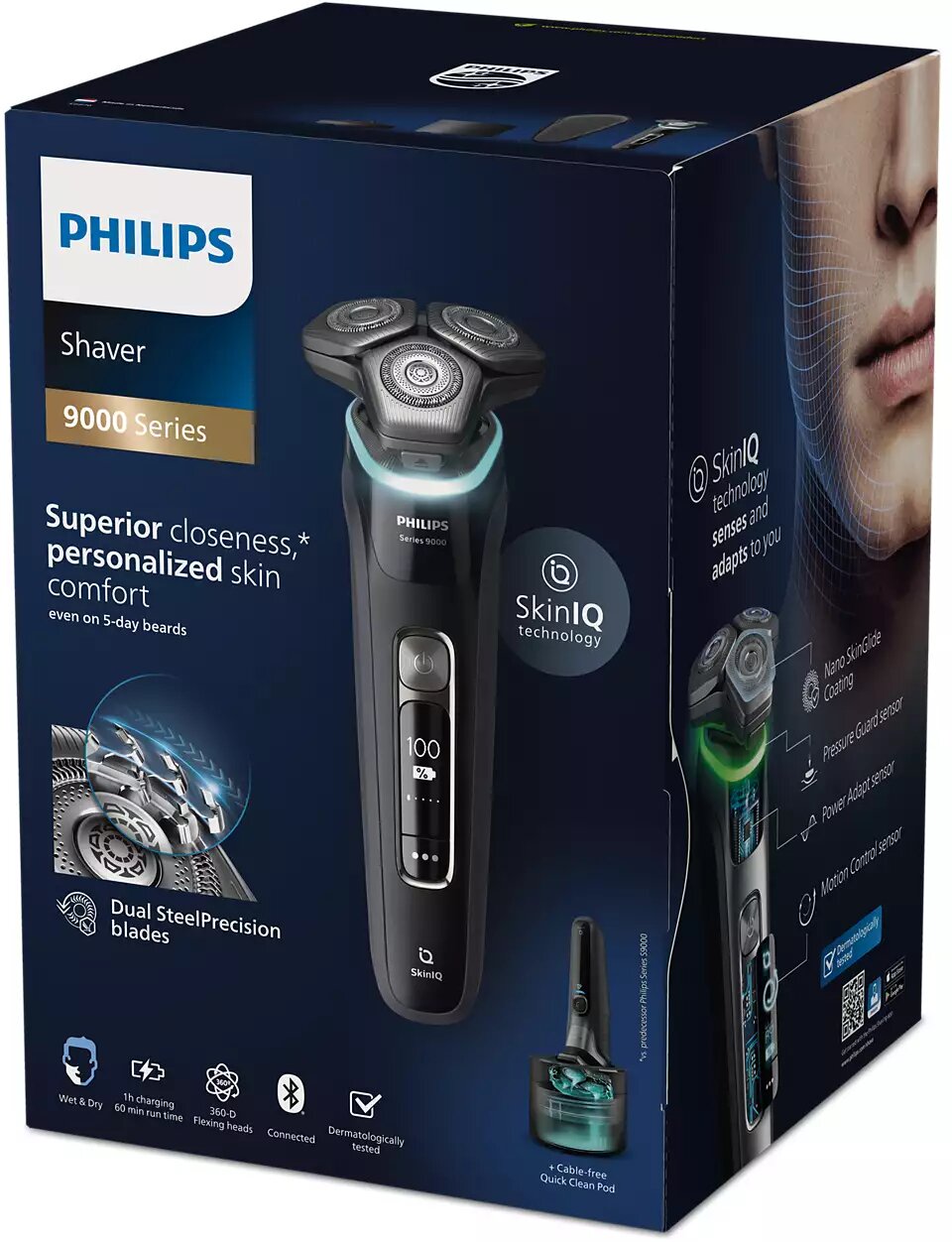 Электробритва Philips Shaver 9000 Series S9976/55 - фотография № 4