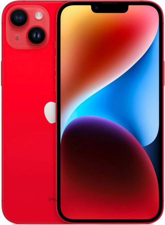 Apple Смартфон Apple iPhone 14 256GB eSIM (256 ГБ, Красный, США, 6 ГБ)