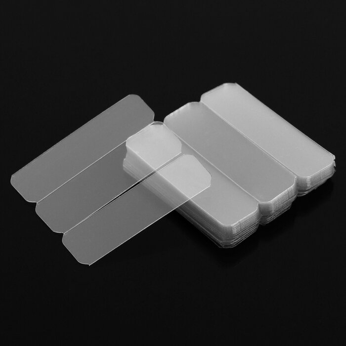 Двусторонняя клейкая лента, многоразовая, прозрачная, 1.2×3.8 см, набор 60 шт (комплект из 28 шт)