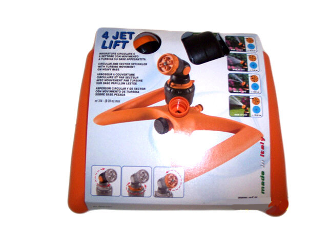 фото Дождеватель круговой gf 4 jet lift пластик