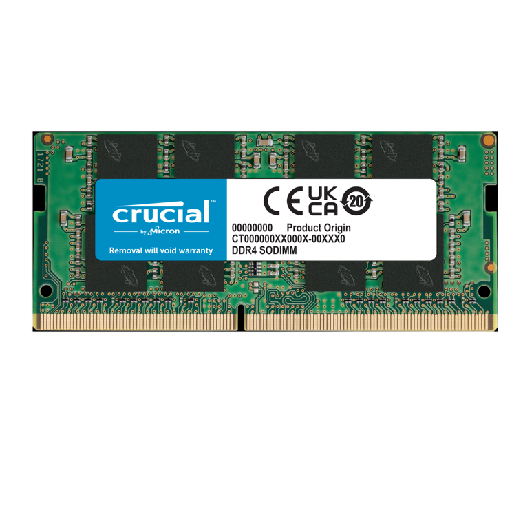 Память SODIMM DDR4 PC4-25600 Crucial CT16G4SFRA32A, 16Гб, 1.2 В