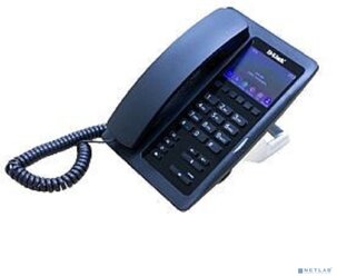 D-LINK VoIP-телефон D-Link DPH-200SE/F1A IP-телефон с цветным дисплеем, 1 WAN-портом 10/100Base-TX, 1 LAN-портом 10/100Base-TX и поддержкой PoE для гостиниц