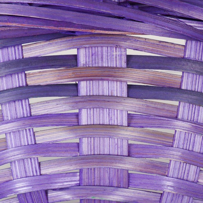 Корзина плетеная, бамбук, D19xH5/31 см (комплект из 9 шт) - фотография № 2