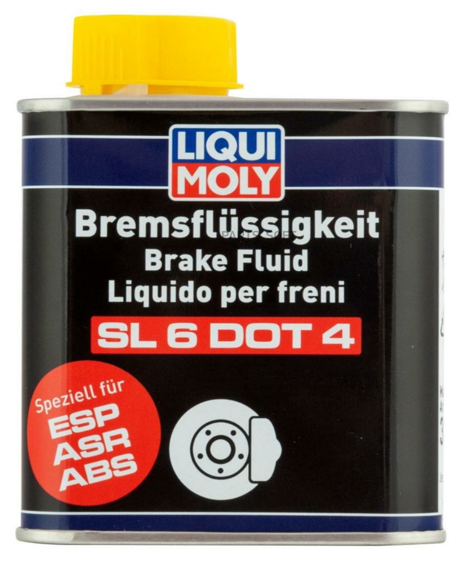 LIQUI MOLY 3086 LiquiMoly SL6 DOT4 (0.5L)_жидкость тормозная!\