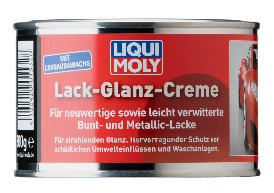 LIQUI MOLY 1532 LiquiMoly Lack-Glanz-Creme 0.3L_полироль для глянцевых поверхностей !\