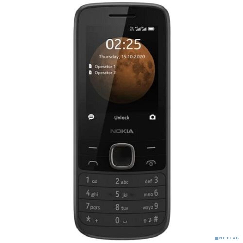 Nokia Мобильный телефон NOKIA 225 4G DS Black 16QENB01A02