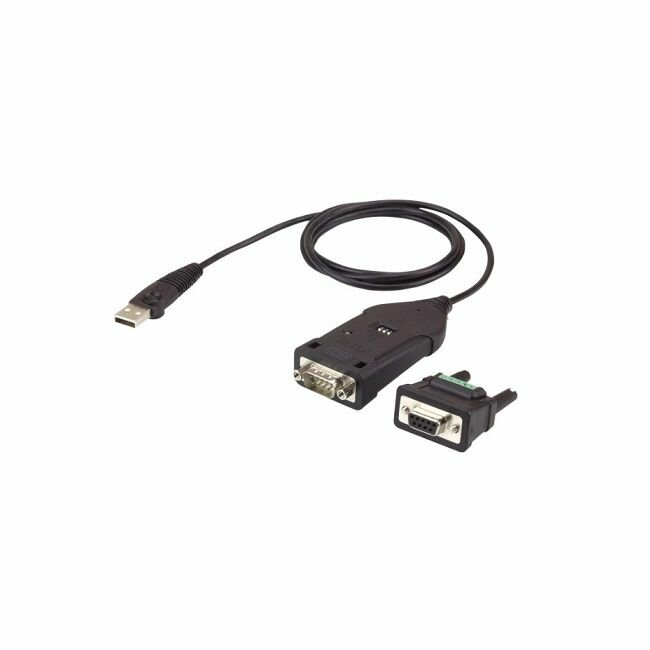 Аксессуар Aten Конвертер, USBRS-422/485, USB B-тип>4xDB9, Female>Male, без Б. П, (USB 2.0; с 1 шнуром A>B Male)/ USB to RS-422/485 Adapter