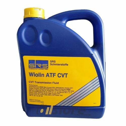 Трансмиссионное масло SRS Wiolin ATF CVT, 4л (желтая)