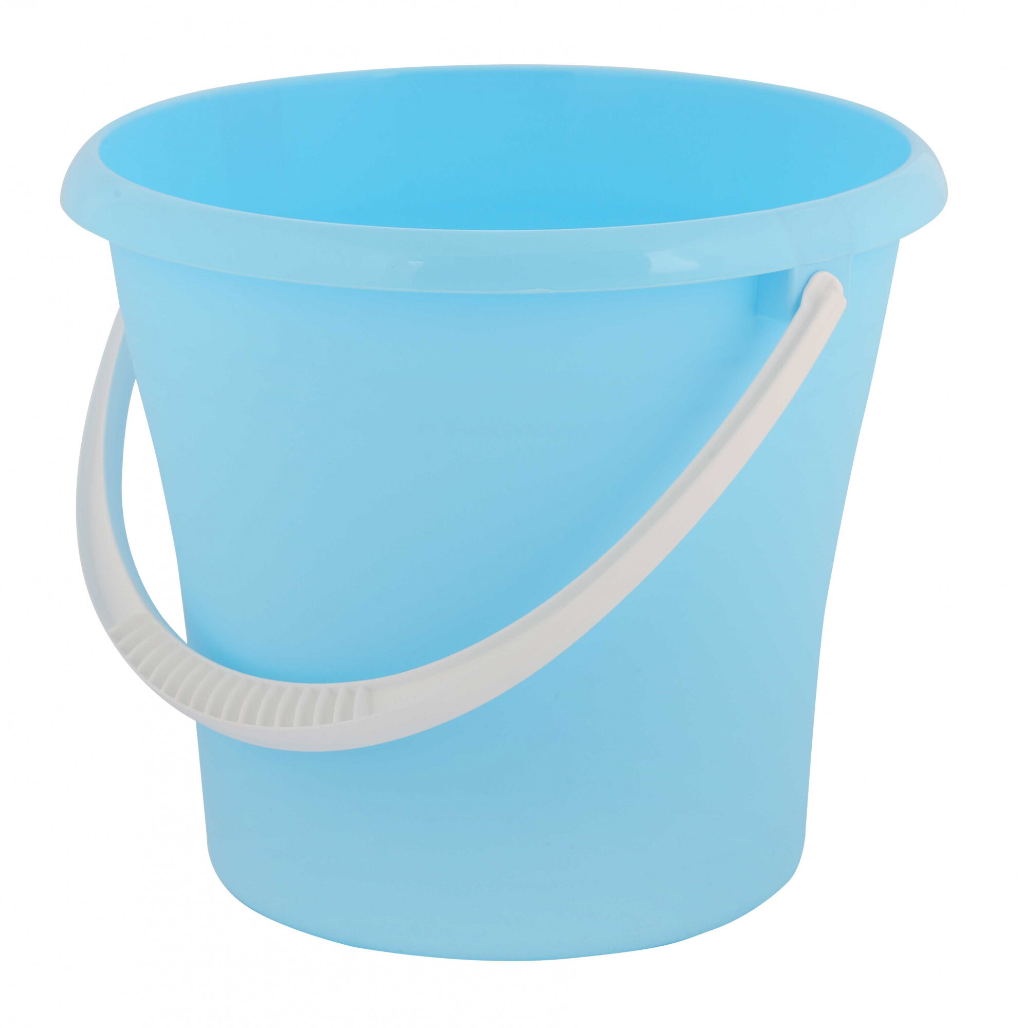 фото Ведро пластиковое 10л без крышки с ручкой (Альтернатива)