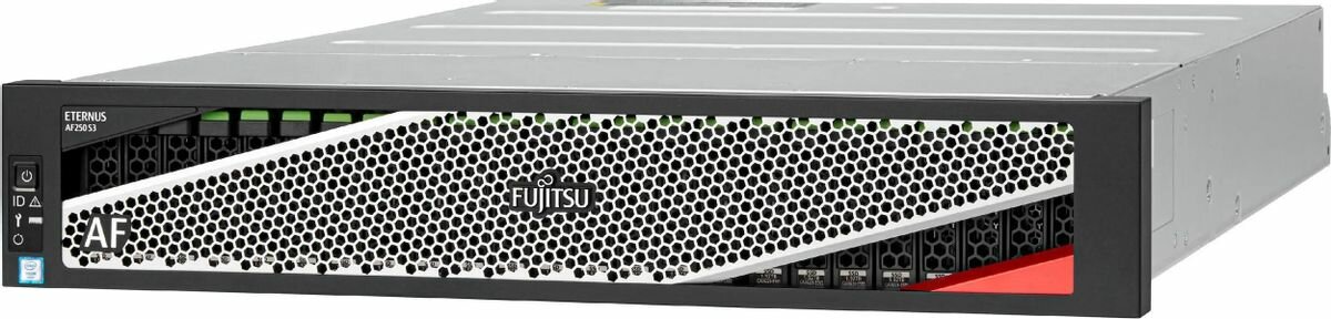 Система хранения Fujitsu Eternus AF250 S3 x24 24x3.84Tb 2.5 SAS SSD CMx2 64GB 32G 8P 2x (ET253SAF)