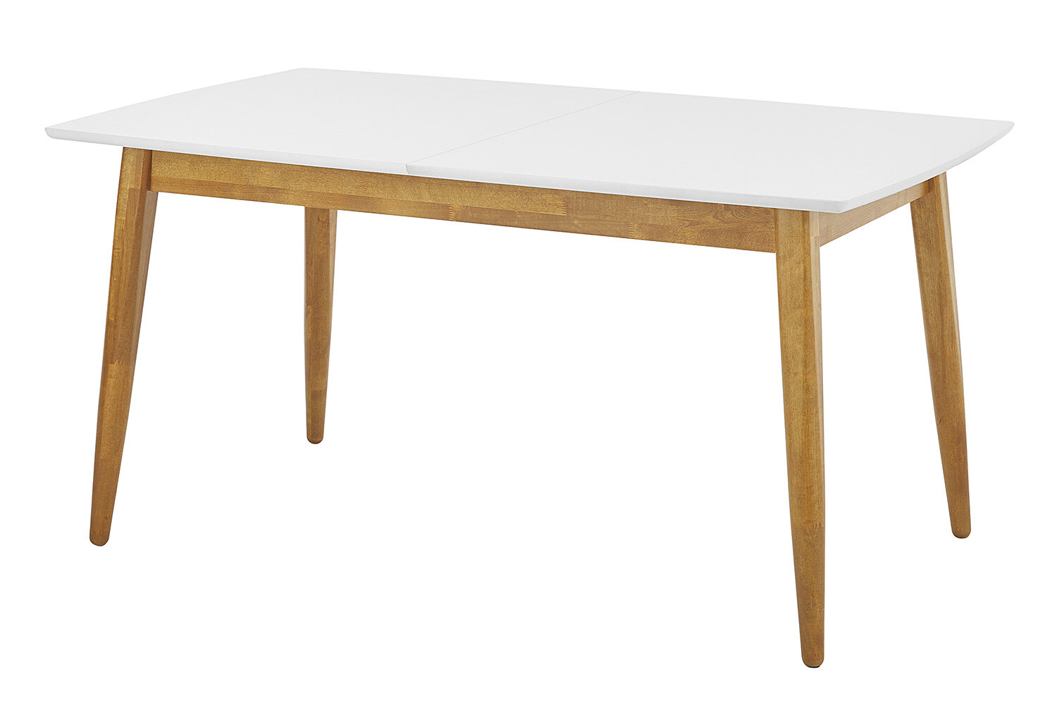 Кухонный стол раздвижной Hoff Самурай-2 150(200)х75х90 см белая эмаль орех