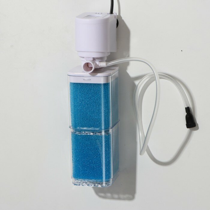 фото Фильтр внутренний JINGYE JY-6400F, двухсекционный, 1000 л/ч, 20 Вт