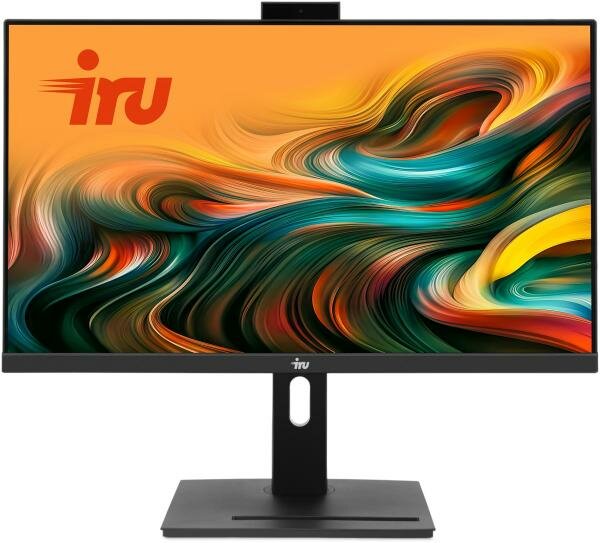 Моноблок IRU 23AM 23.8 Full HD Ryzen 5 5500U (2.1) 8Gb SSD256Gb RGr noOS GbitEth WiFi BT 120W Cam черный 1920x1080