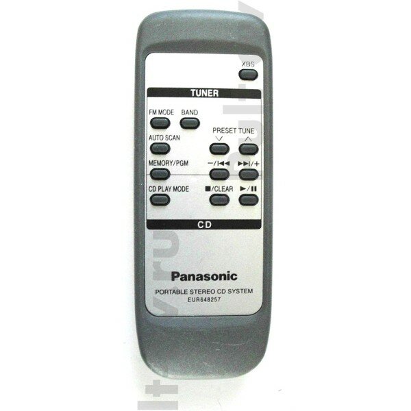 Пульт Panasonic EUR648258 для магнитолы Panasonic RX-D15