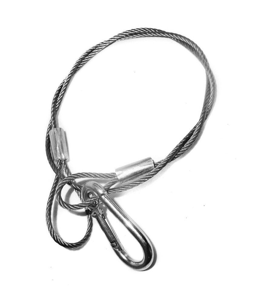 фото Тросик страховочный Kupo SW-01 dia. 3,2mm, 75 cm length safety wire