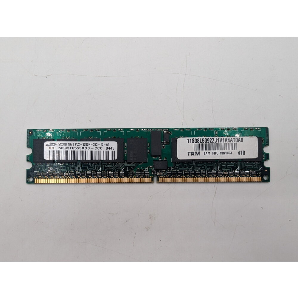 Модуль памяти M393T6553CZ3-CCC, 13N1424, Samsung, IBM, DDR2, 512MB, 3200