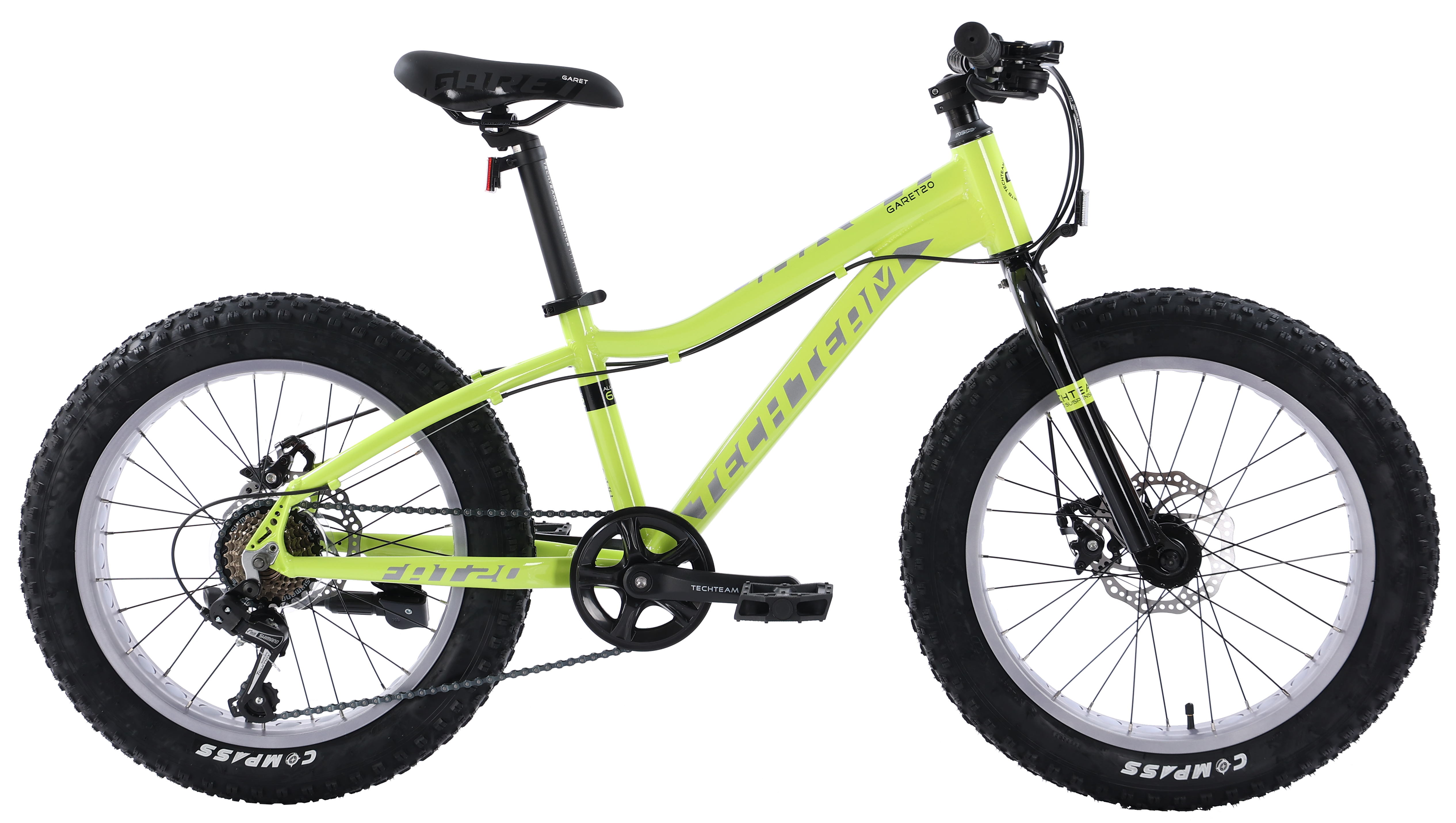 Велосипед TECH TEAM GARET 20'х12' зеленый 2023 NN004275 NN004275