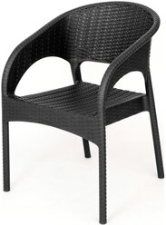 Кресло Элластик-пласт пластиковое Ola Dom арт.K-GS03 (антрацит)