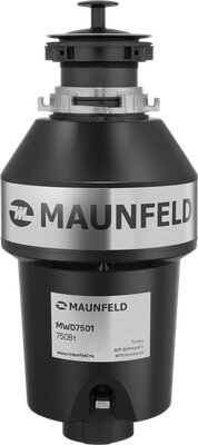 Измельчитель пищевых отходов MAUNFELD MWD7501, 750 Вт, черный