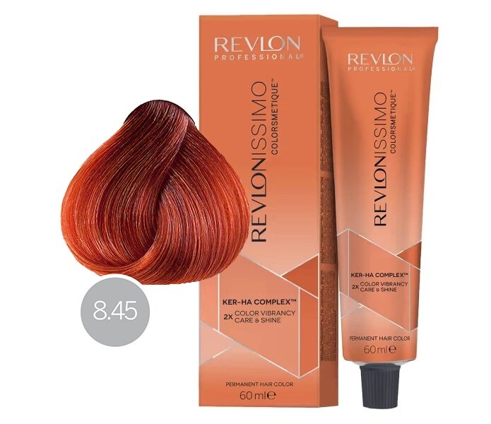 Revlon Professional Revlonissimo Colorsmetique Краска для волос оттенок 8-45 (светлый блондин медно-махагоновый)