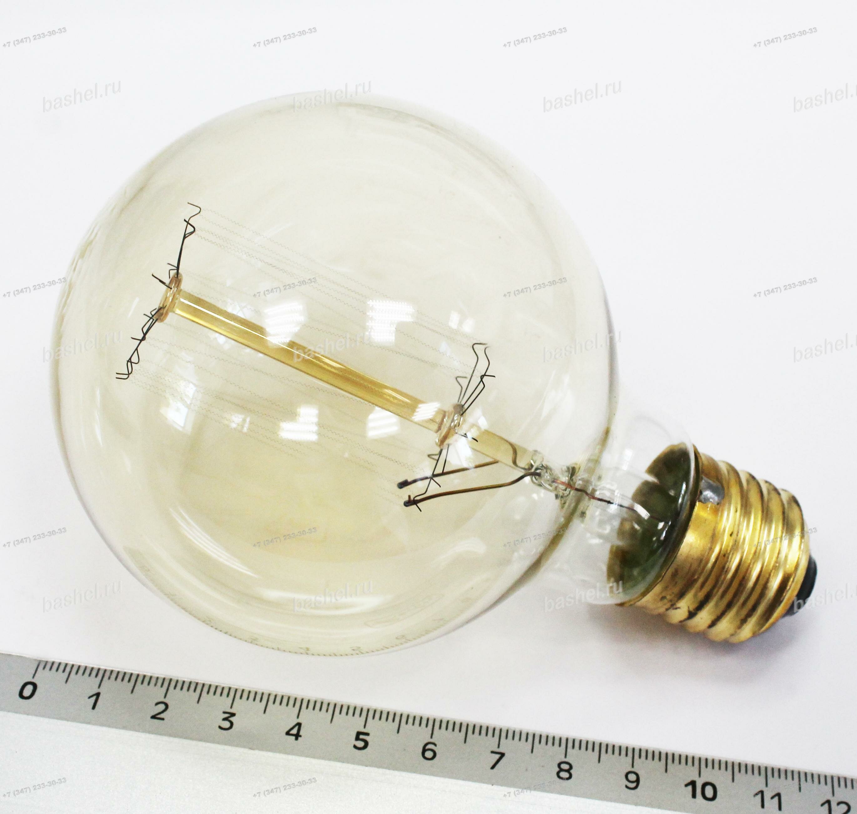 фото Лампа Uniel LOFT G80 E27 60W Шар винтажная IL-V-G80-60/GOLDEN/E27 VW01 электротовар