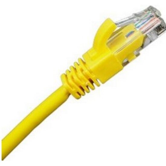 Патч-корд Bnh , кат. 5е, неэкр, U/UTP, RJ45/RJ45, d 6,2 0.3м, LSZH, AWG24 жёлтый (B500-UTP-5E-0.3-LSZH-YL)