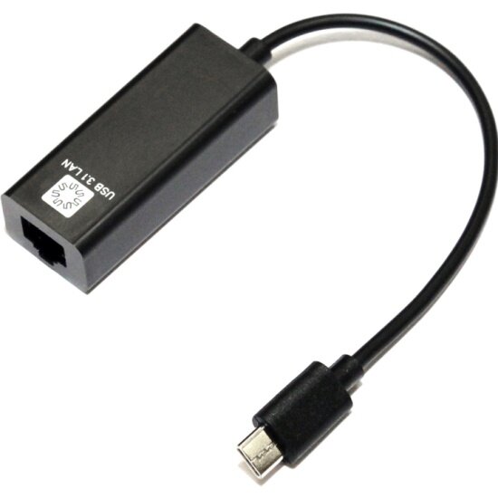 Сетевой адаптер Ethernet 5bites Сетевой адаптер Ethernet 100Мбит/сек. 5bites UA3C-45-08BK черный (USB3.1) (ret)