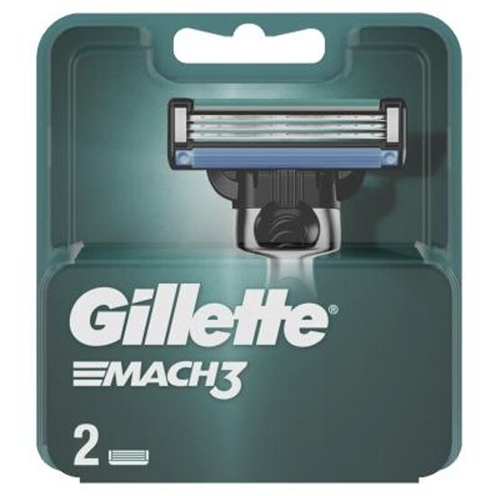 Сменные кассеты для бритья Gillette Mach3, 2 шт