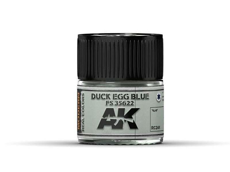 Акриловая лаковая краска AK Interactive Real Colors. Duck Egg Blue FS 35622. 10 мл