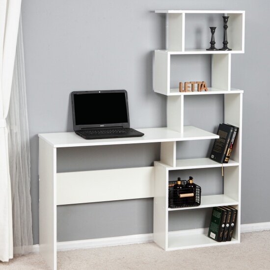 фото Стол письменный Letta Zett Белое тиснение