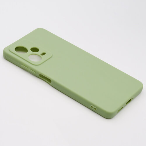 фото Силиконовый чехол TPU Case матовый для Xiaomi Poco X5 Pro светло-зеленый