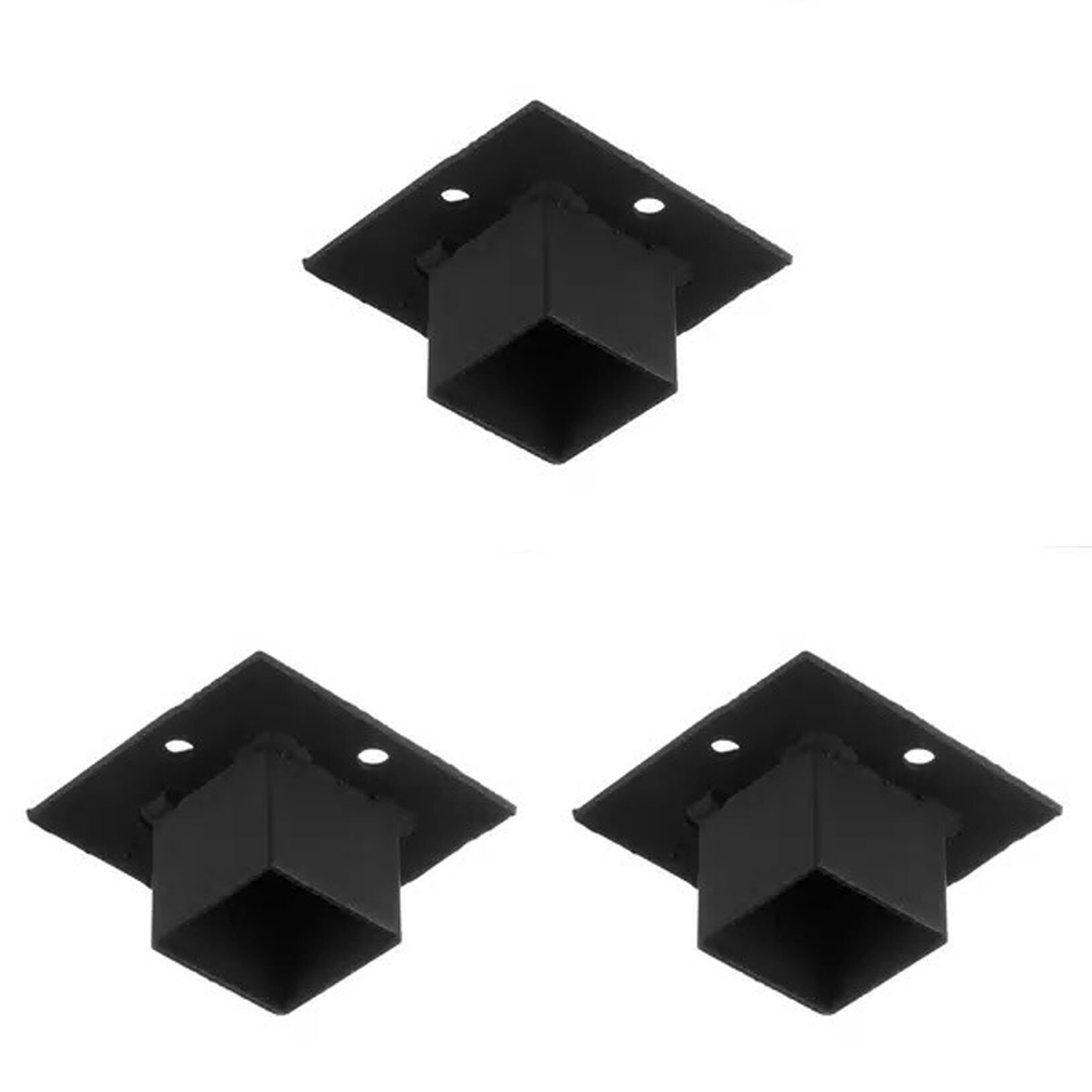 фото Оголовок для сваи-стойки винтовой 120х120х3 мм 50х50 мм (3 шт.)