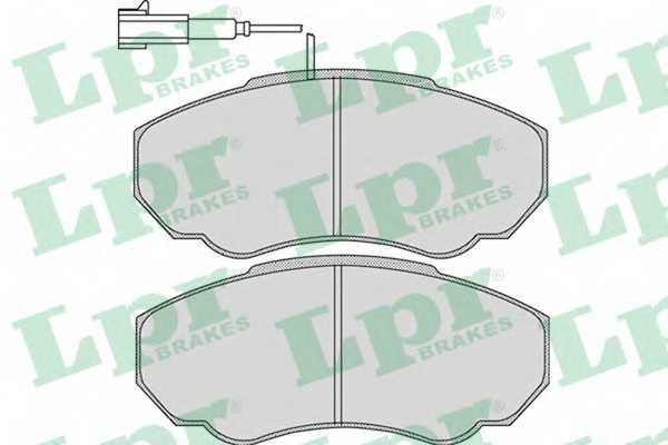 Колодки тормозные дисковые LPR для FIAT DUCATO автобус (230_) 1.9 TD Panorama/Combinato LPR 05P966