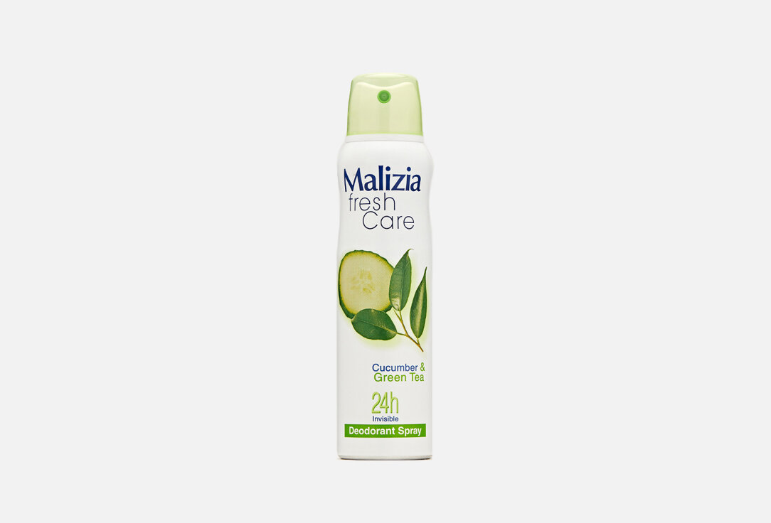 Дезодорант-антиперспирант MALIZIA DEO SPRAY CUCUMBER & GREEN TEA / объём 150 мл