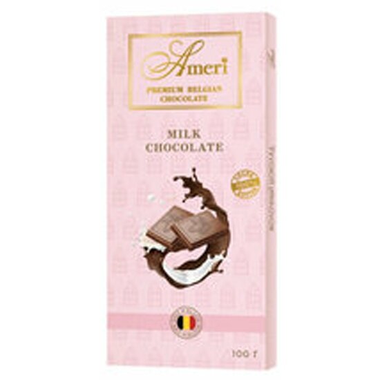 Шоколадная плитка Ameri Молочный шоколад 100г