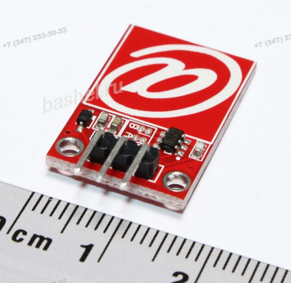 Capacitive touch Sensor, 23.5x15.5mm, Датчик прикосновения ёмкостной, (cенсорная кнопка)