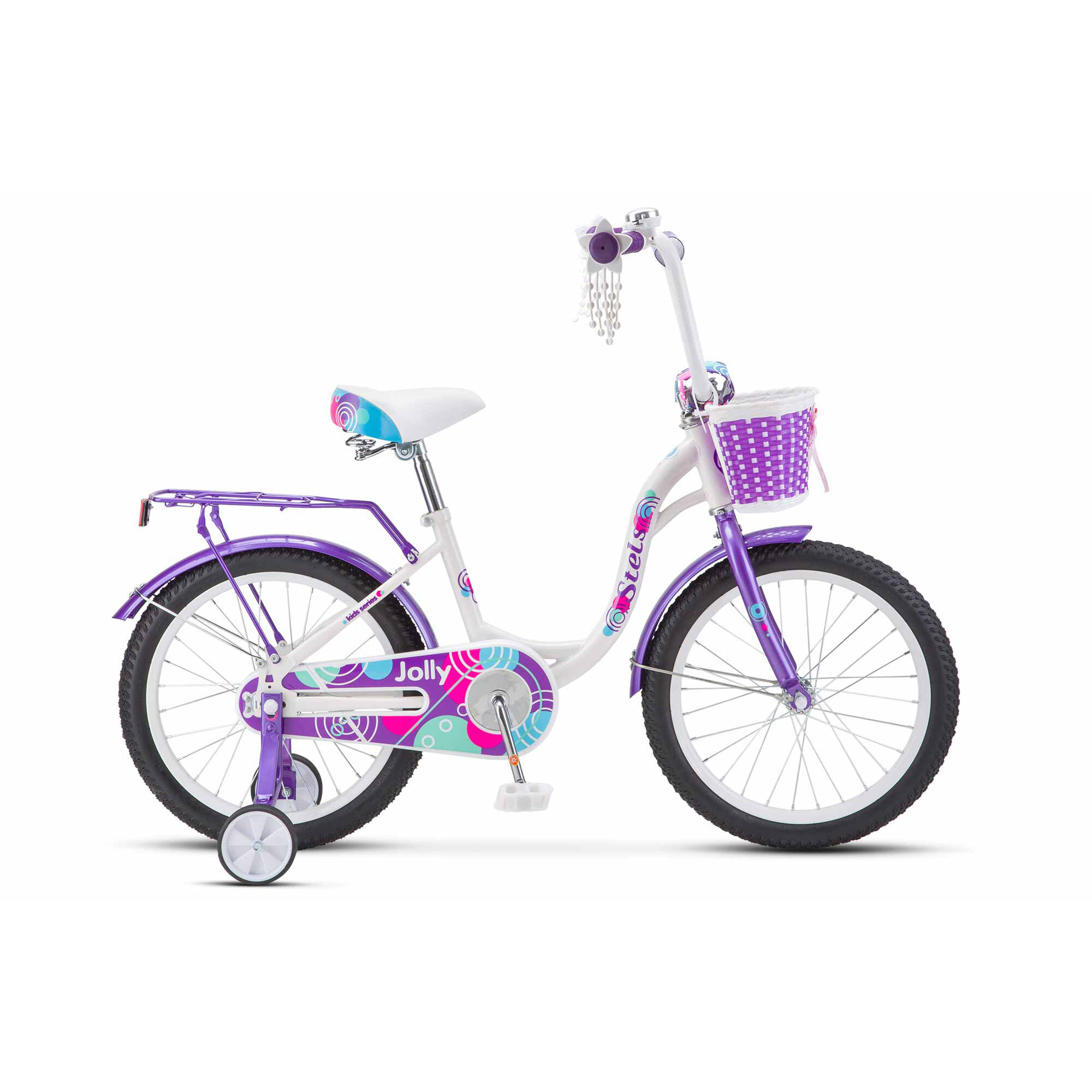 Велосипед детский двухколесный Stels 18" Jolly V010 белый