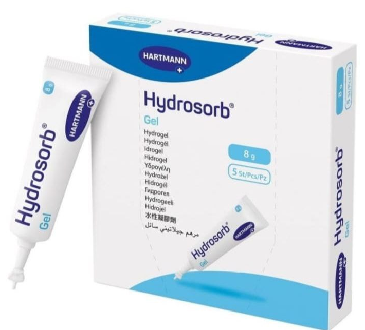 Гидрогель аморфный Hydrosorb gel (Гидросорб гель) в шприце для быстрого заживление ран (Поштучно (1 штука), В тубе 8г, HAR900831_1шт)