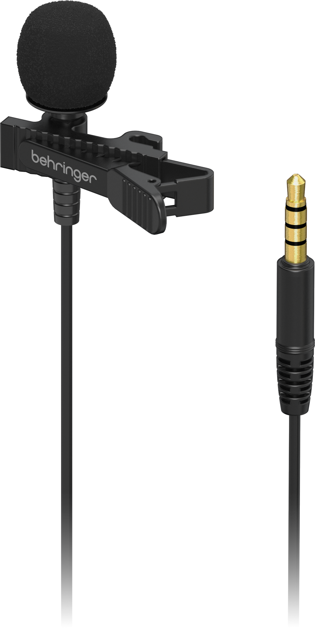 Behringer BC LAV конденсаторный всенаправленный петличный микрофон разъем 3.5 mm TRRS переходник на 3.5 mm TRS с ветрозащитой и клипсой
