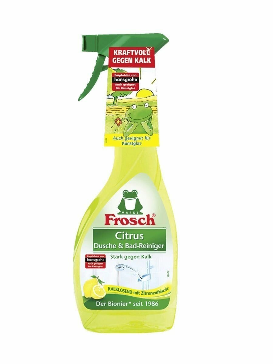 Frosch Очиститель для ванны и душа Цитрус, 0.5 л